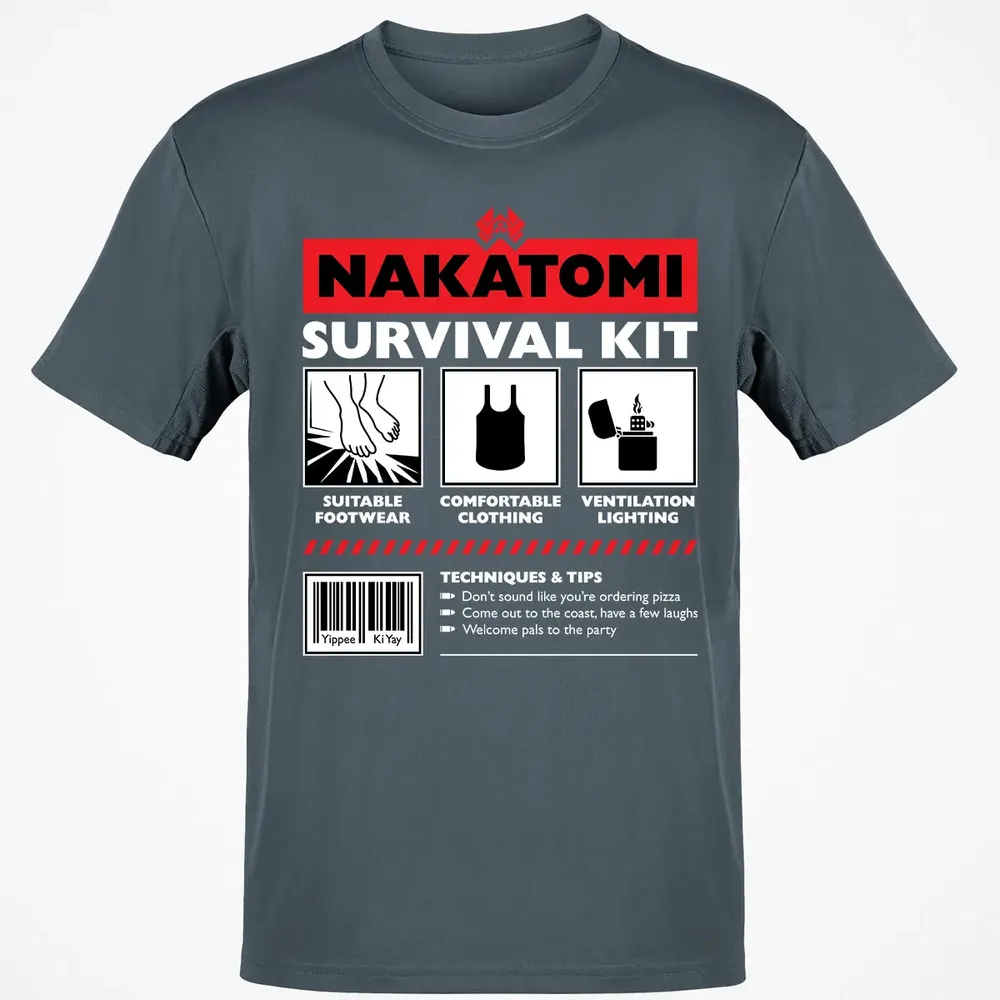 Nakatomi Survival Kit Classic Unisex T-Shirt - 4
