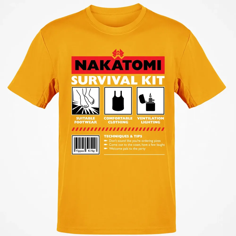 Nakatomi Survival Kit Classic Unisex T-Shirt - 5