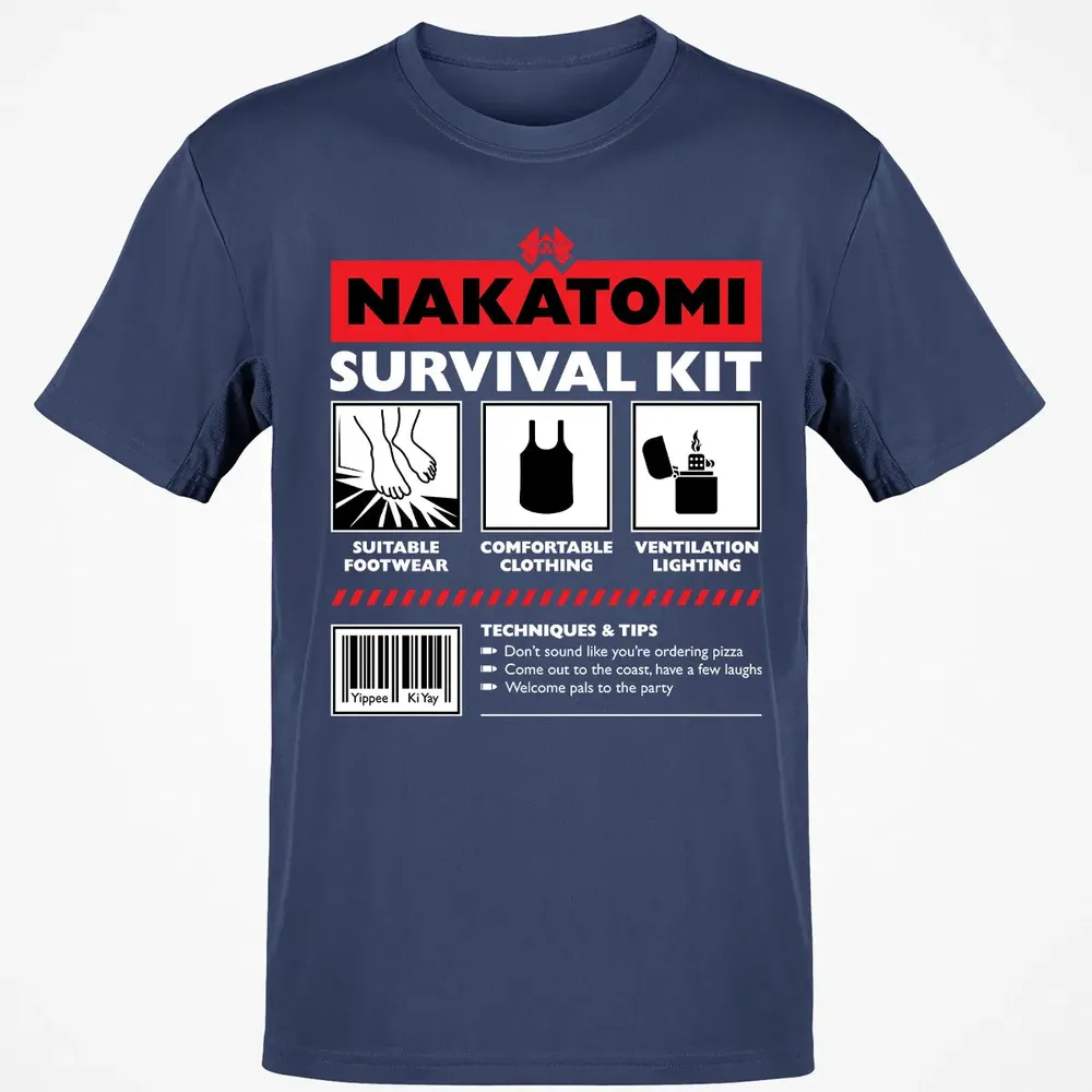 Nakatomi Survival Kit Classic Unisex T-Shirt - 8
