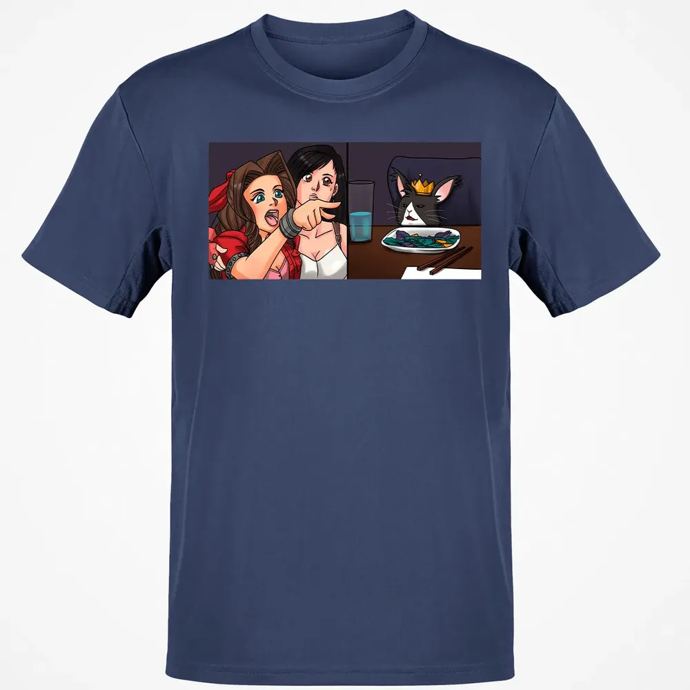 Aerith Yelling At Cat Classic Unisex T-Shirt - 8