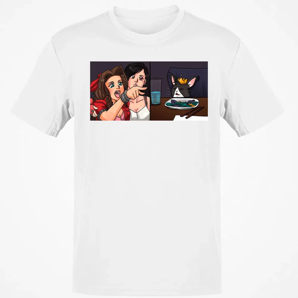 Aerith Yelling At Cat Classic Unisex T-Shirt - 13