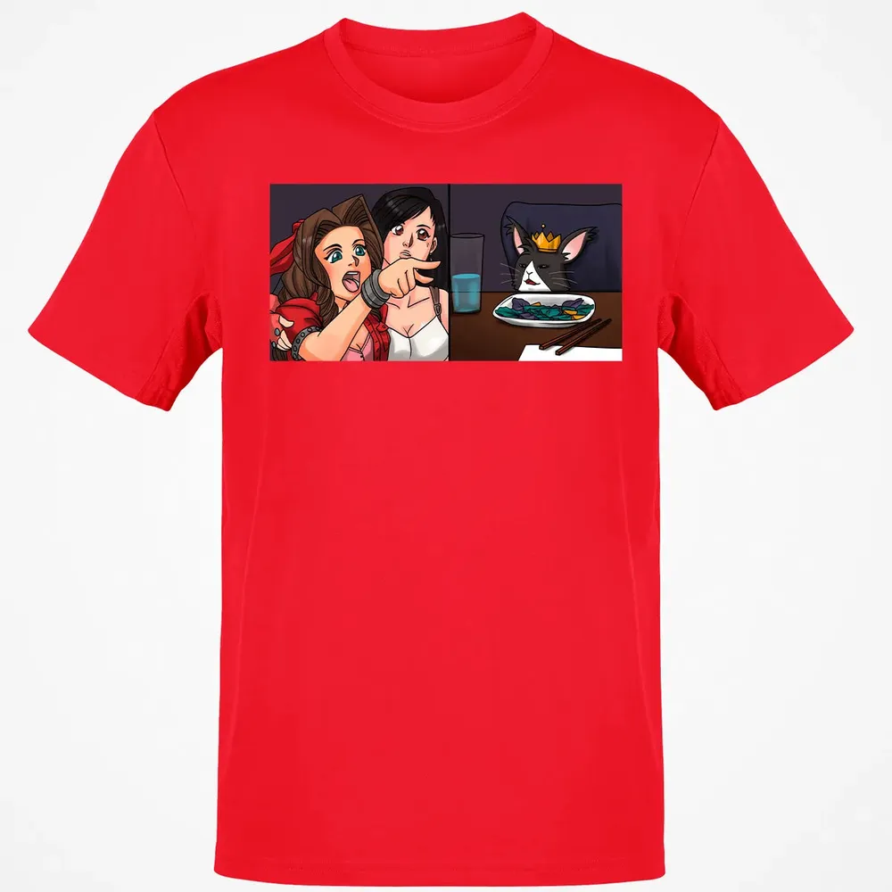 Aerith Yelling At Cat Classic Unisex T-Shirt - 11