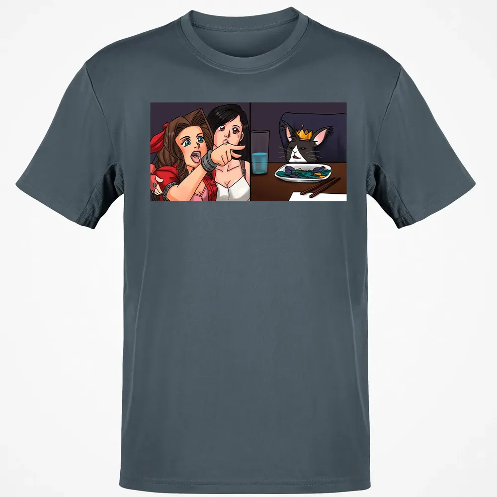 Aerith Yelling At Cat Classic Unisex T-Shirt - 4