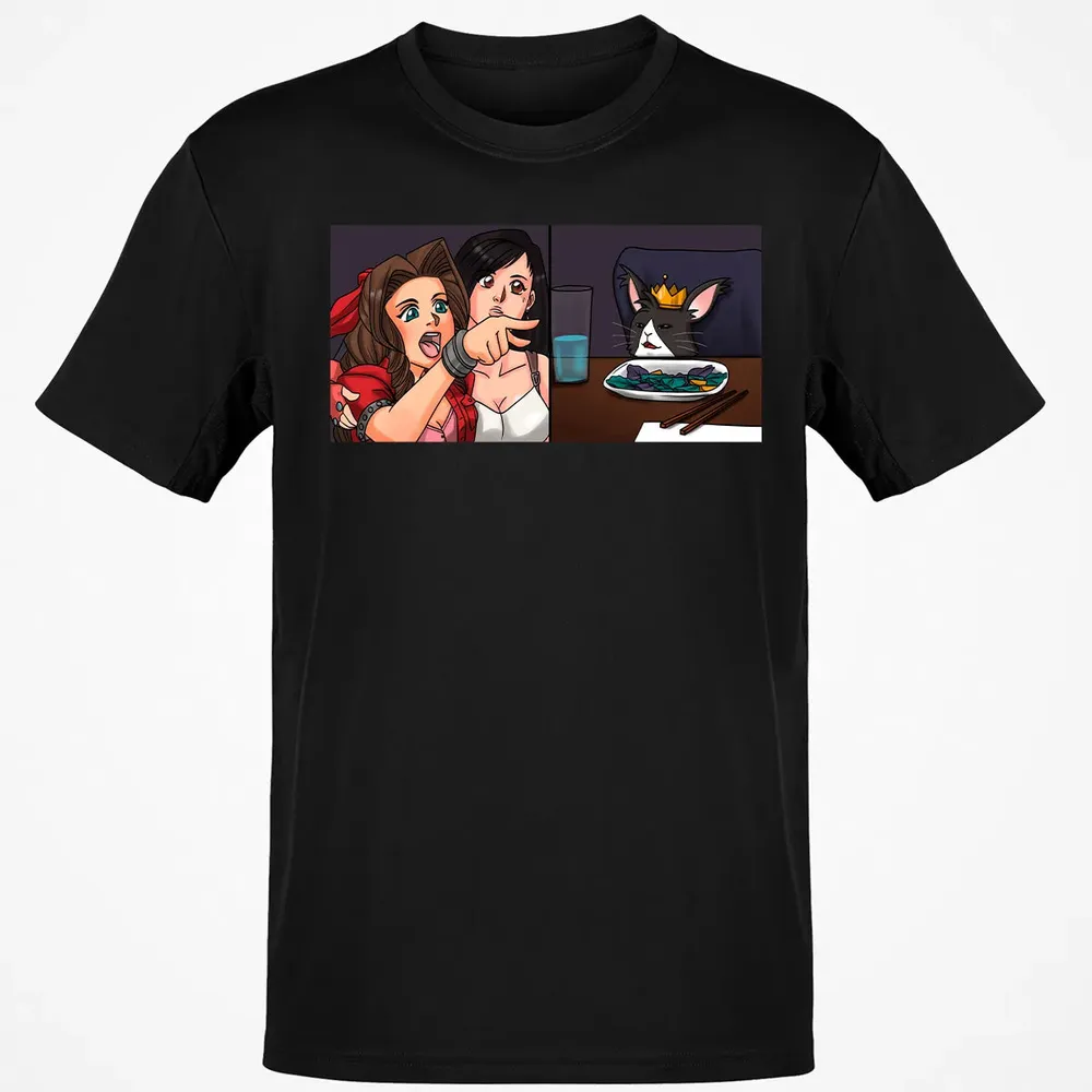 Aerith Yelling At Cat Classic Unisex T-Shirt - 2