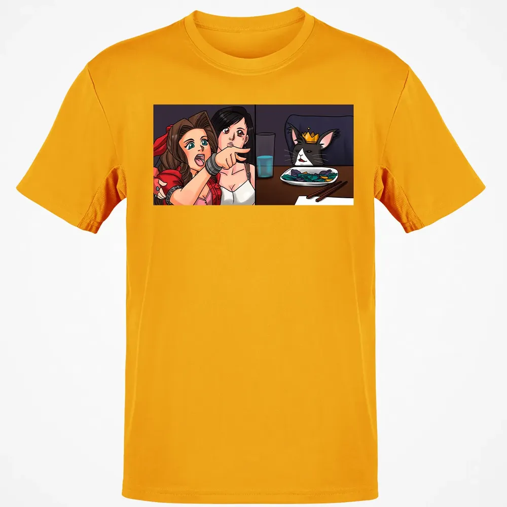 Aerith Yelling At Cat Classic Unisex T-Shirt - 5
