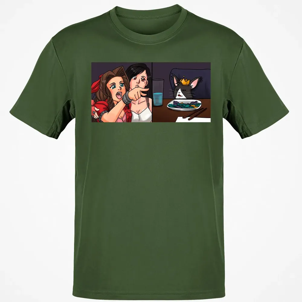 Aerith Yelling At Cat Classic Unisex T-Shirt - 7