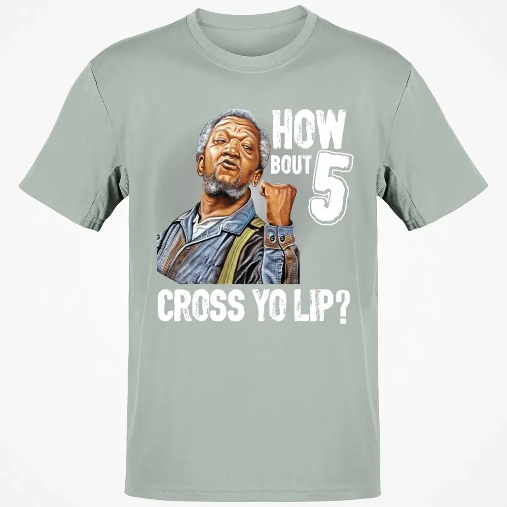 How Bout 5 Cross Yo Lip? Classic Unisex T-Shirt - 3