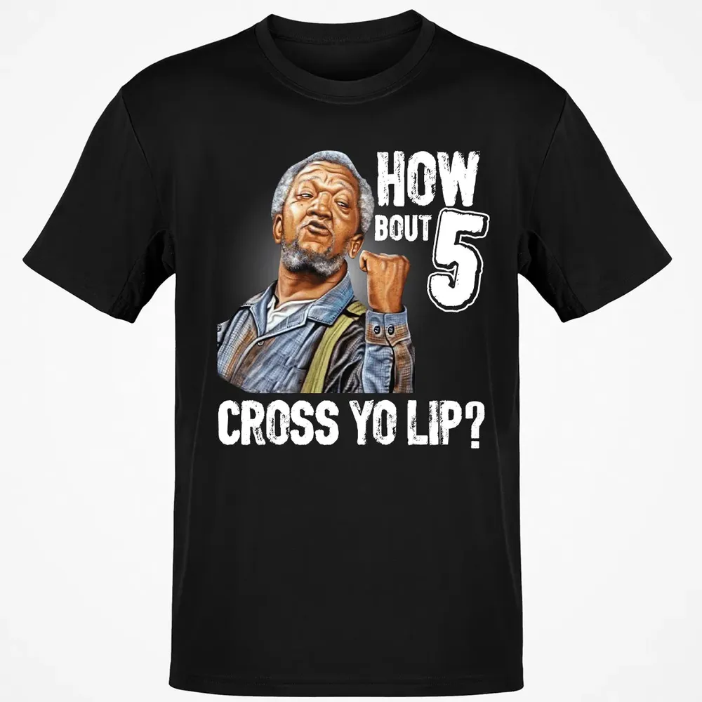 How Bout 5 Cross Yo Lip? Classic Unisex T-Shirt - 2