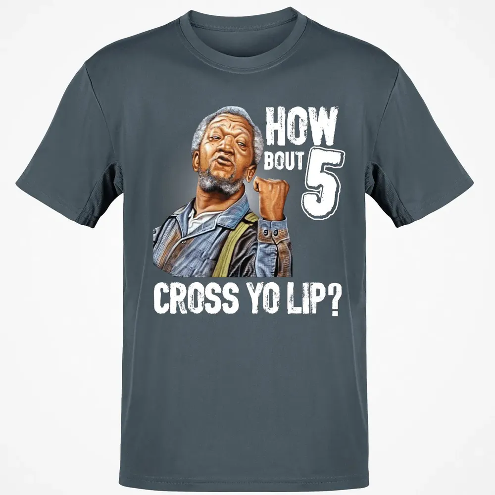 How Bout 5 Cross Yo Lip? Classic Unisex T-Shirt - 4