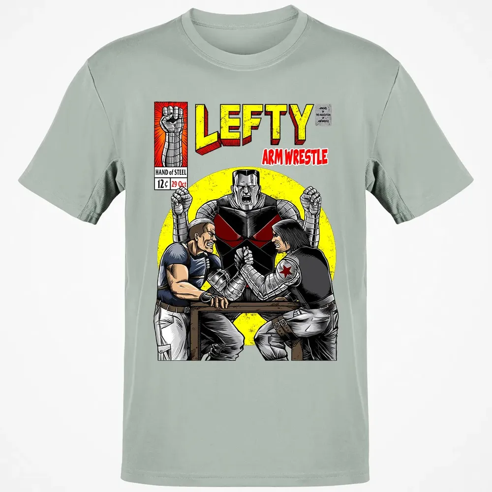 Lefty Arm Wrestle Classic Unisex T-Shirt - 3