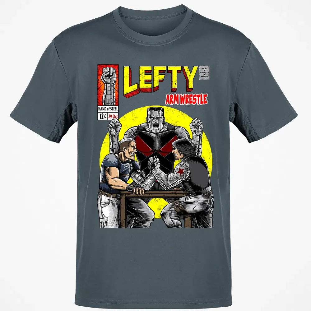 Lefty Arm Wrestle Classic Unisex T-Shirt - 4