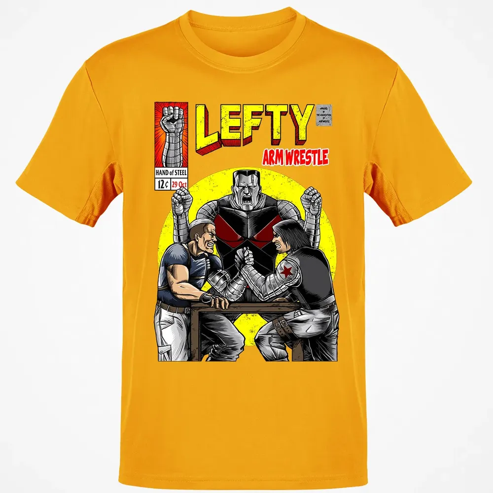 Lefty Arm Wrestle Classic Unisex T-Shirt - 5
