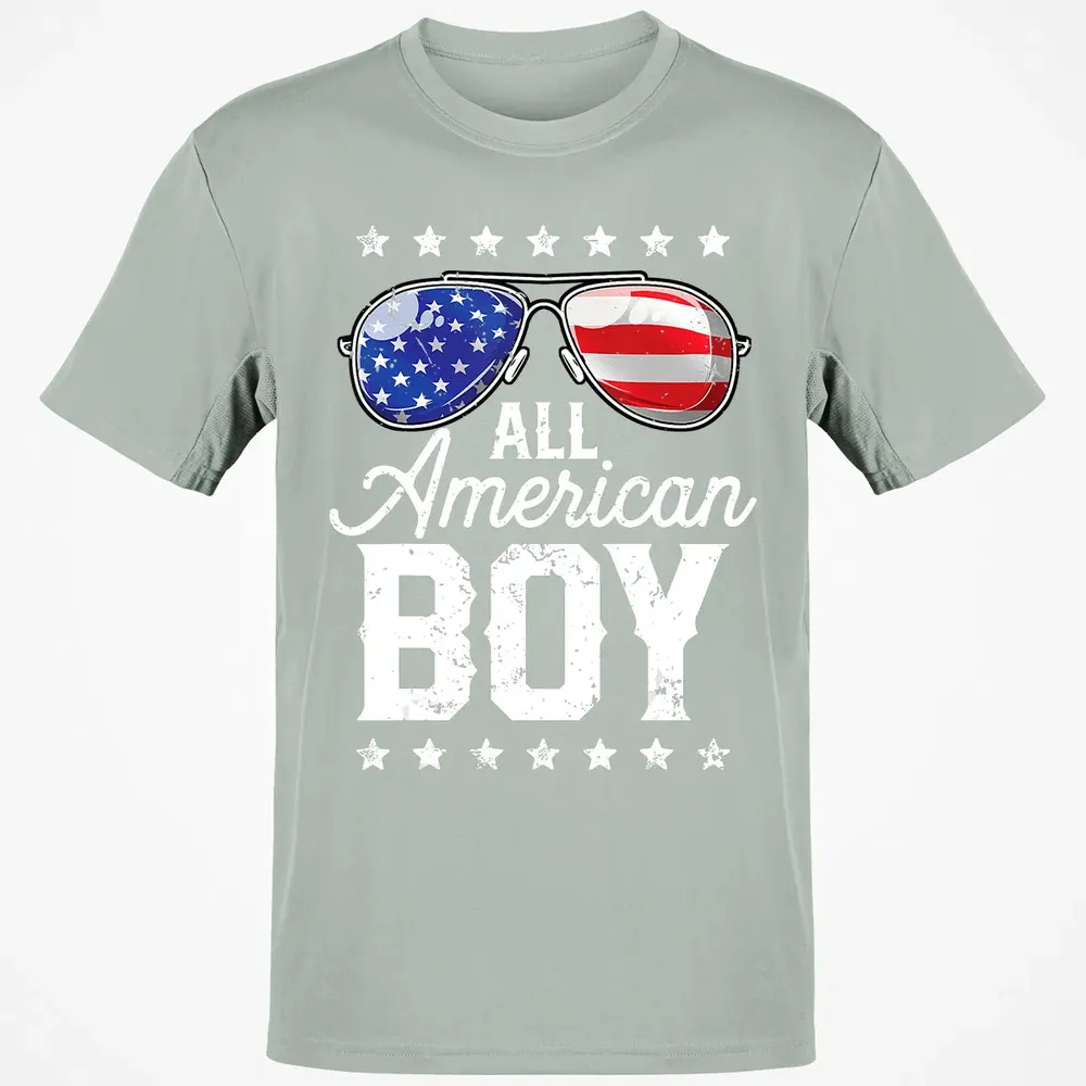 All American Boy 4th of July  Boys Kids Sunglasses Classic Unisex T-Shirt - 3