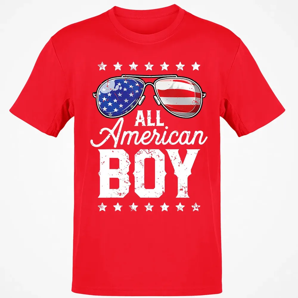 All American Boy 4th of July  Boys Kids Sunglasses Classic Unisex T-Shirt - 11