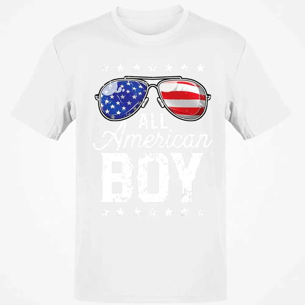 All American Boy 4th of July  Boys Kids Sunglasses Classic Unisex T-Shirt - 13