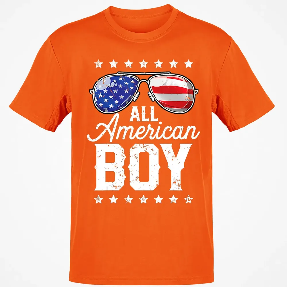 All American Boy 4th of July  Boys Kids Sunglasses Classic Unisex T-Shirt - 9