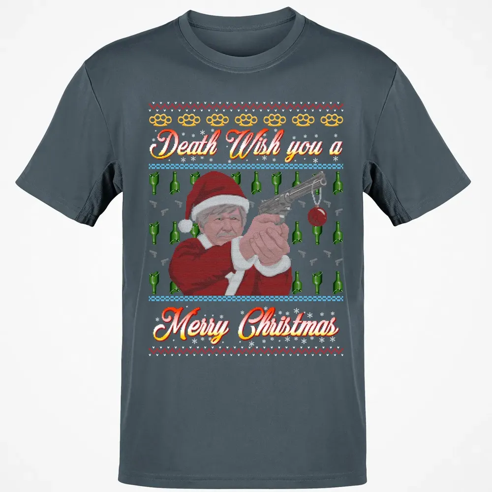 Death wish you a Merry Christmas Classic Unisex T-Shirt - 4