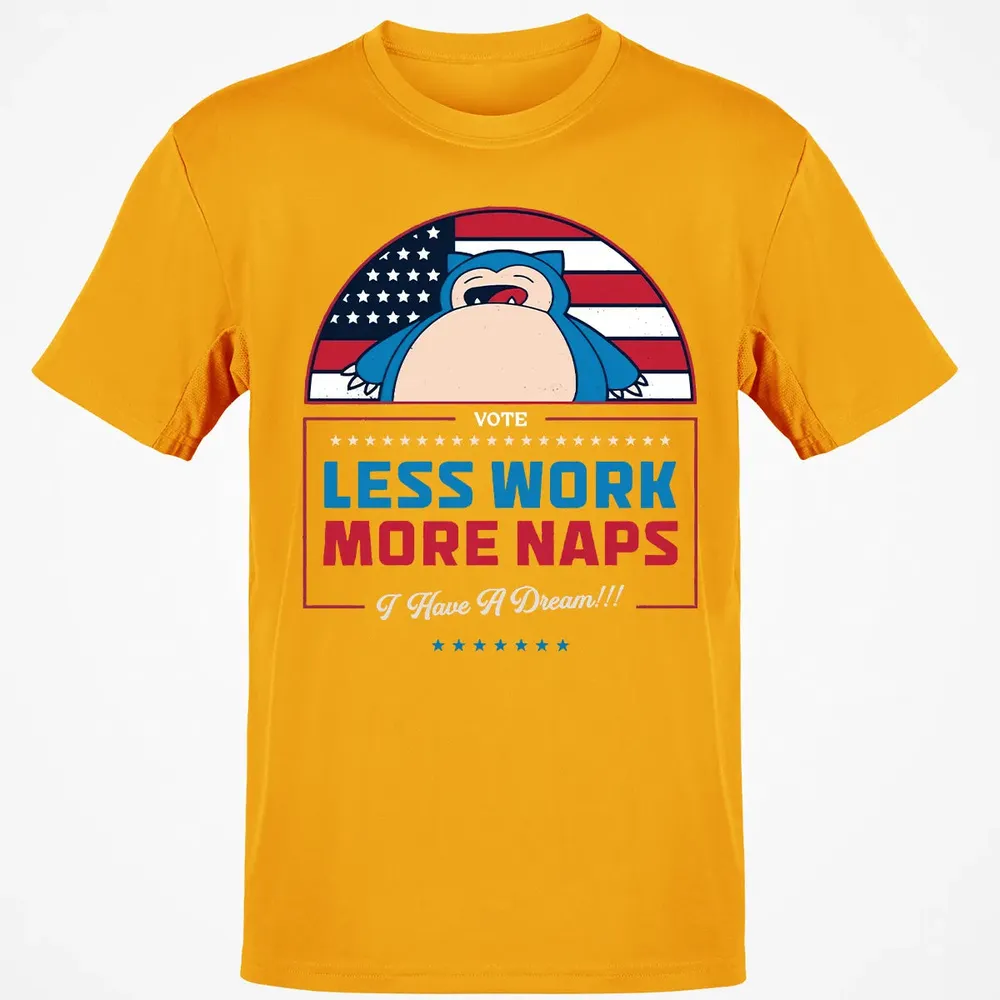 Less Work More Naps Classic Unisex T-Shirt - 5