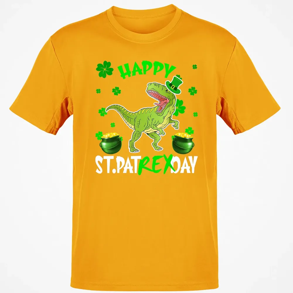 Happy St Patrex Day T Rex Lover St Patrick s Day Irish Gifts Classic Unisex T-Shirt - 5