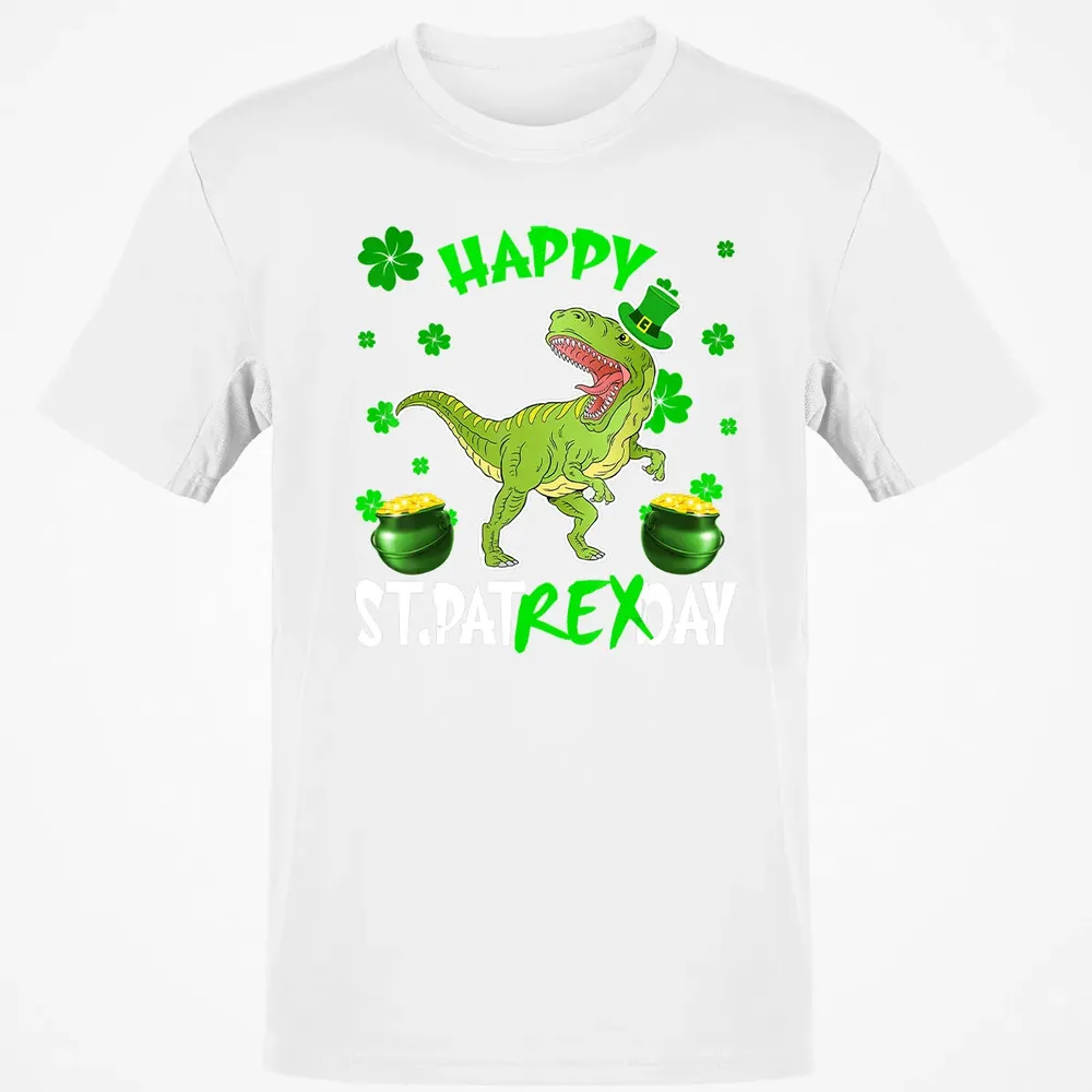 Happy St Patrex Day T Rex Lover St Patrick s Day Irish Gifts Classic Unisex T-Shirt - 13