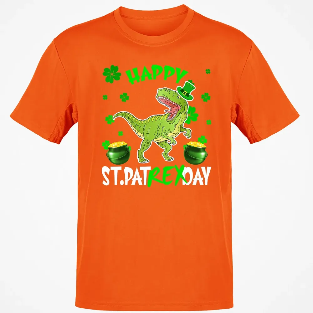 Happy St Patrex Day T Rex Lover St Patrick s Day Irish Gifts Classic Unisex T-Shirt - 9