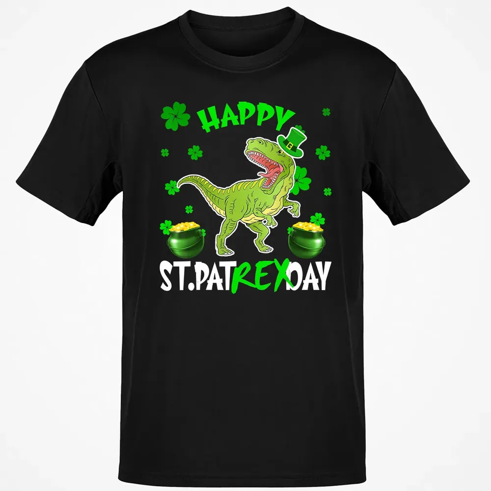 Happy St Patrex Day T Rex Lover St Patrick s Day Irish Gifts Classic Unisex T-Shirt - 2