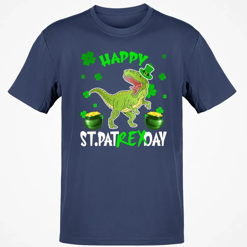 Happy St Patrex Day T Rex Lover St Patrick s Day Irish Gifts Classic Unisex T-Shirt - 8