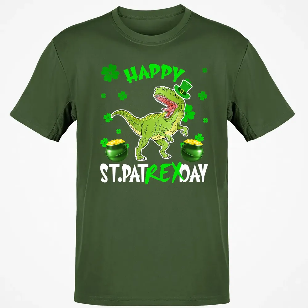 Happy St Patrex Day T Rex Lover St Patrick s Day Irish Gifts Classic Unisex T-Shirt - 7