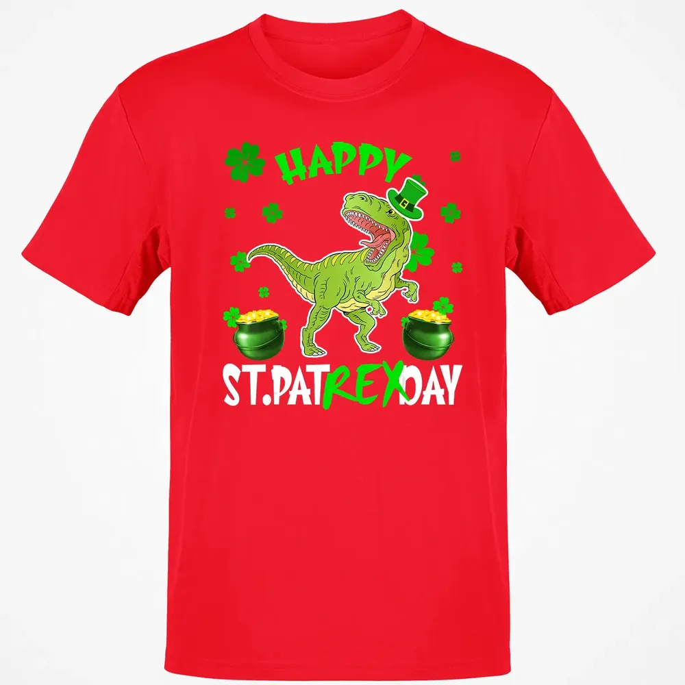 Happy St Patrex Day T Rex Lover St Patrick s Day Irish Gifts Classic Unisex T-Shirt - 11