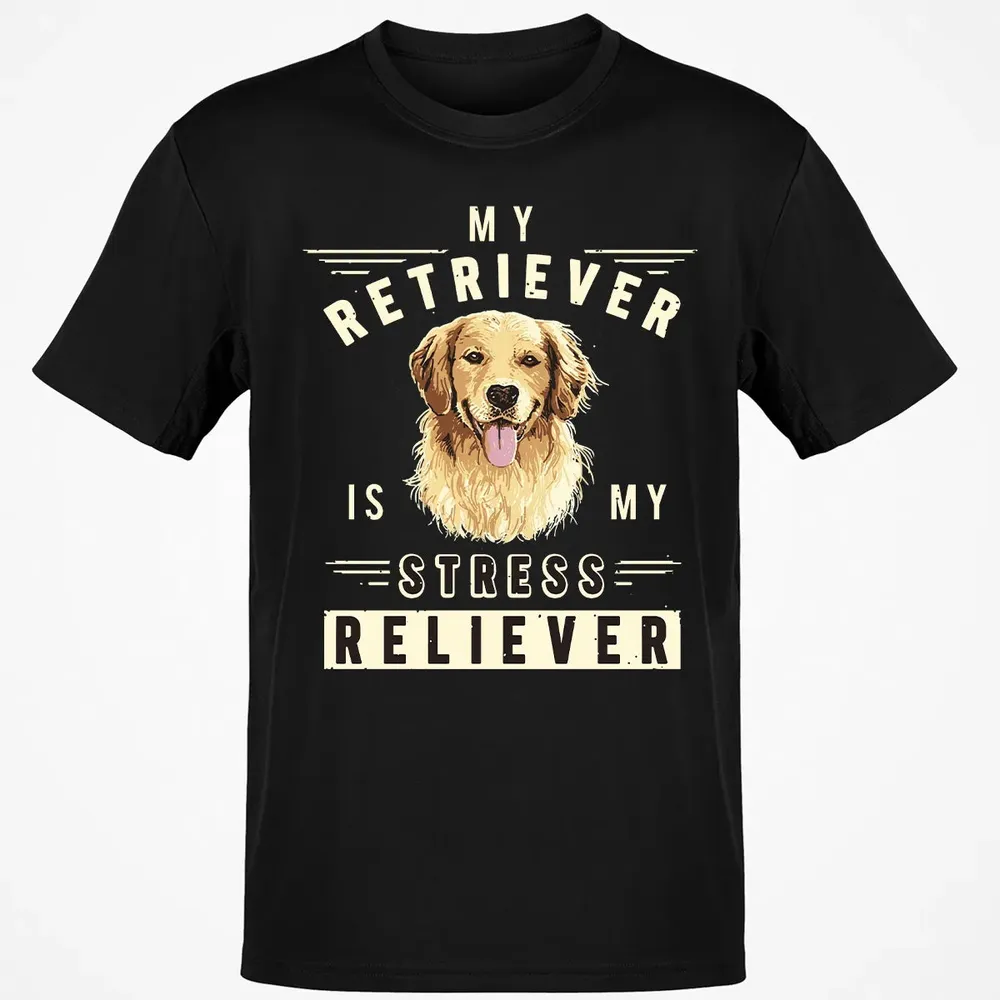 My Retriever Is My Stress Reliever Classic Unisex T-Shirt - 2