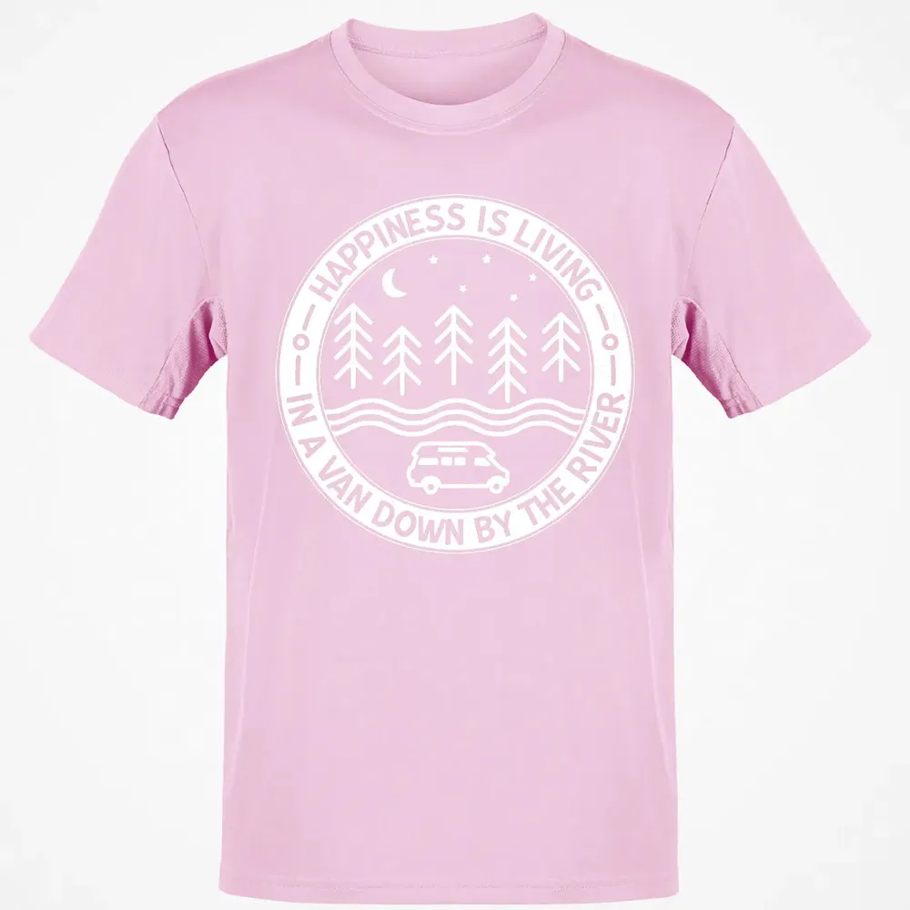 Happiness Is Living In A Van Down By The River Classic Unisex T-Shirt - 6