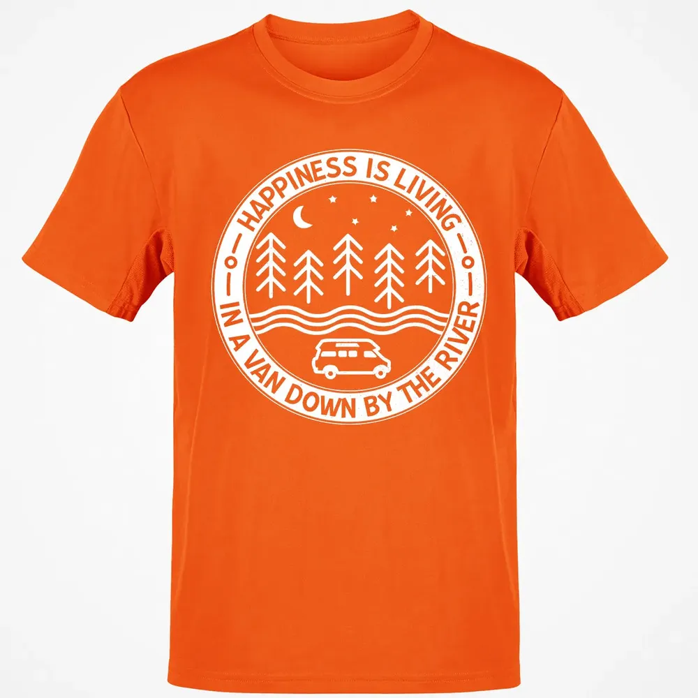 Happiness Is Living In A Van Down By The River Classic Unisex T-Shirt - 9