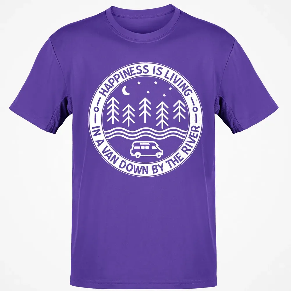 Happiness Is Living In A Van Down By The River Classic Unisex T-Shirt - 10