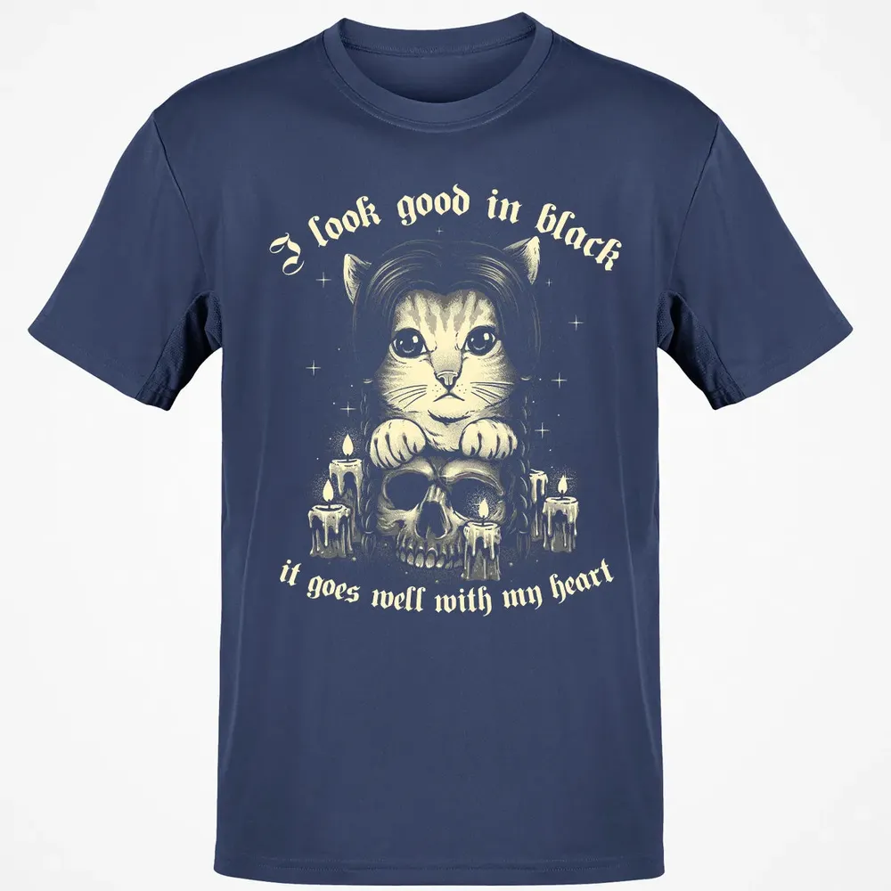 I Look good in black Classic Unisex T-Shirt - 8