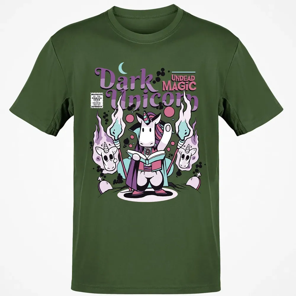 Dark Unicorn Undead Magic Classic Unisex T-Shirt - 7