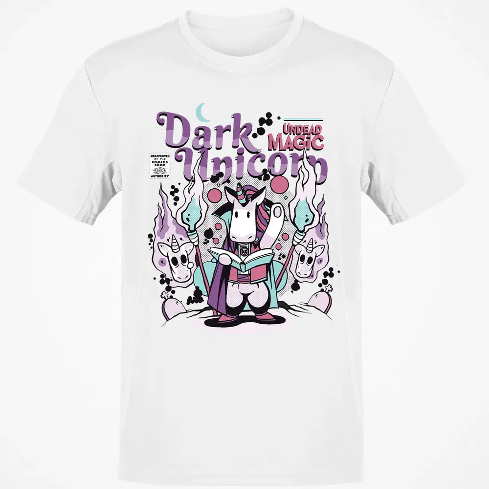 Dark Unicorn Undead Magic Classic Unisex T-Shirt - 13