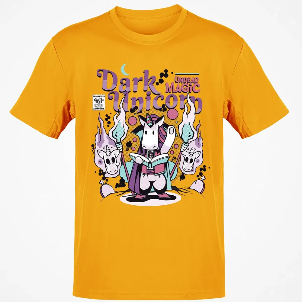 Dark Unicorn Undead Magic Classic Unisex T-Shirt - 5