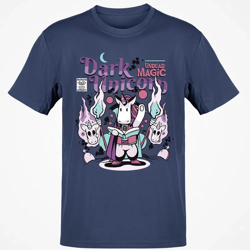 Dark Unicorn Undead Magic Classic Unisex T-Shirt - 8