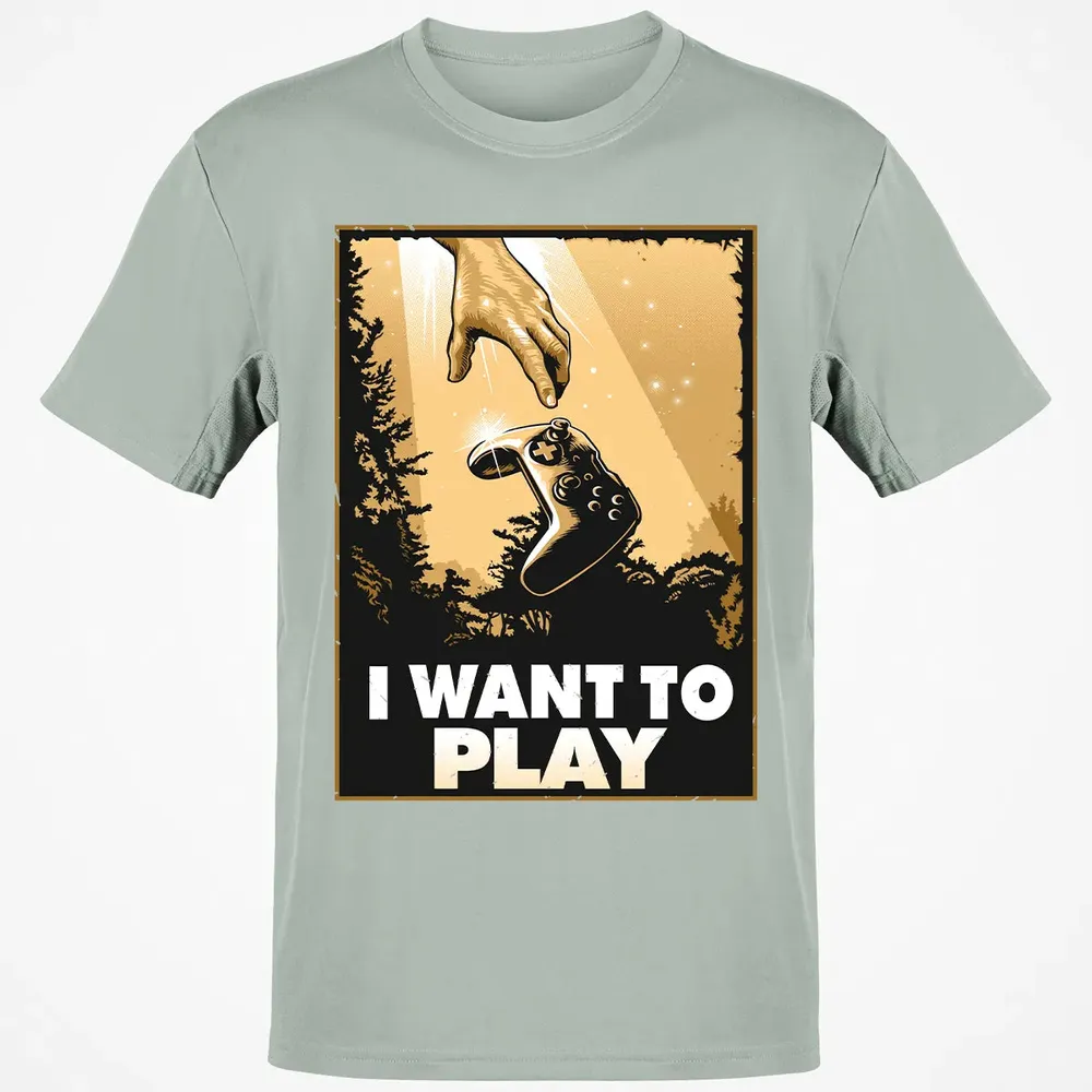 I WANT TO PLAY Classic Unisex T-Shirt - 3