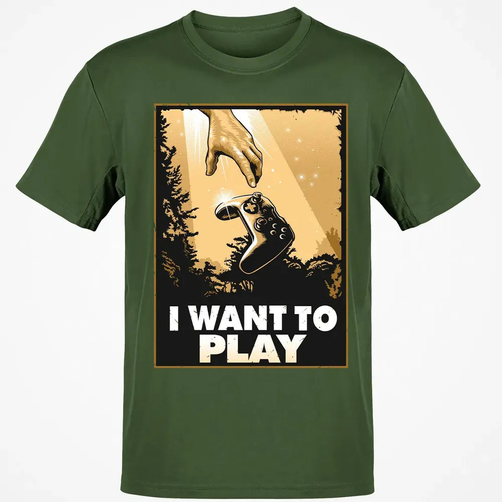 I WANT TO PLAY Classic Unisex T-Shirt - 7
