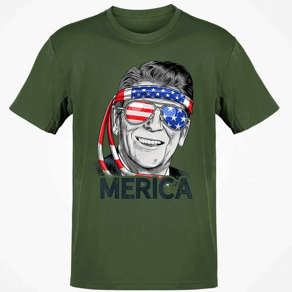 Reagan Ronald Merica 4th of July  Men US President Classic Unisex T-Shirt - 7