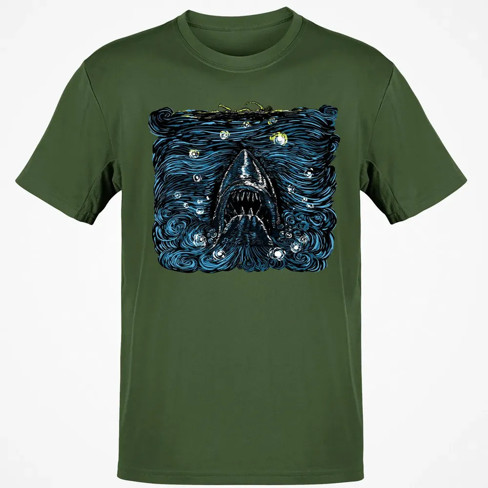 Shark Starry Classic Unisex T-Shirt - 7