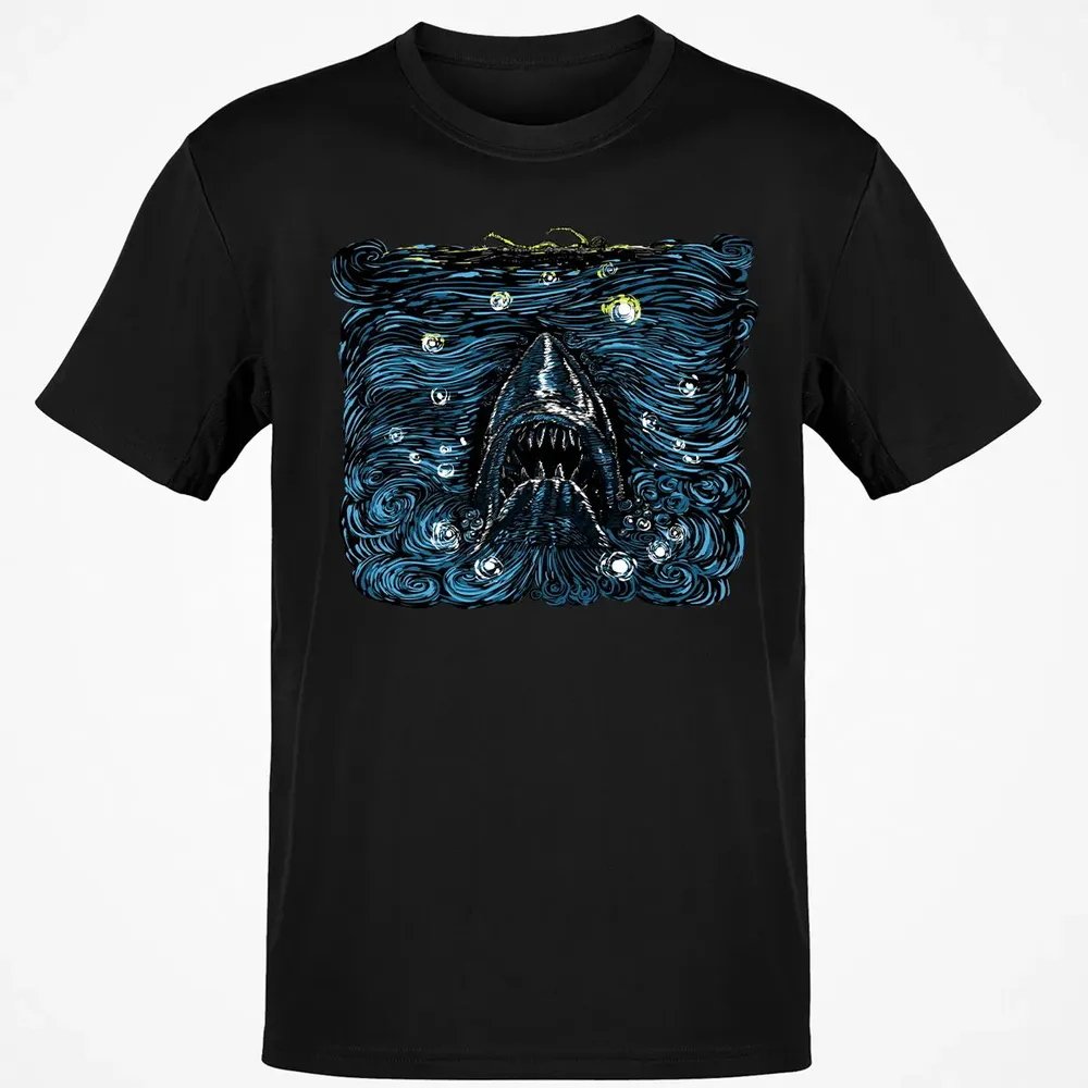 Shark Starry Classic Unisex T-Shirt - 2