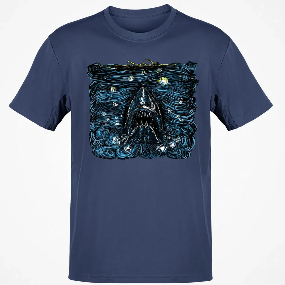 Shark Starry Classic Unisex T-Shirt - 8