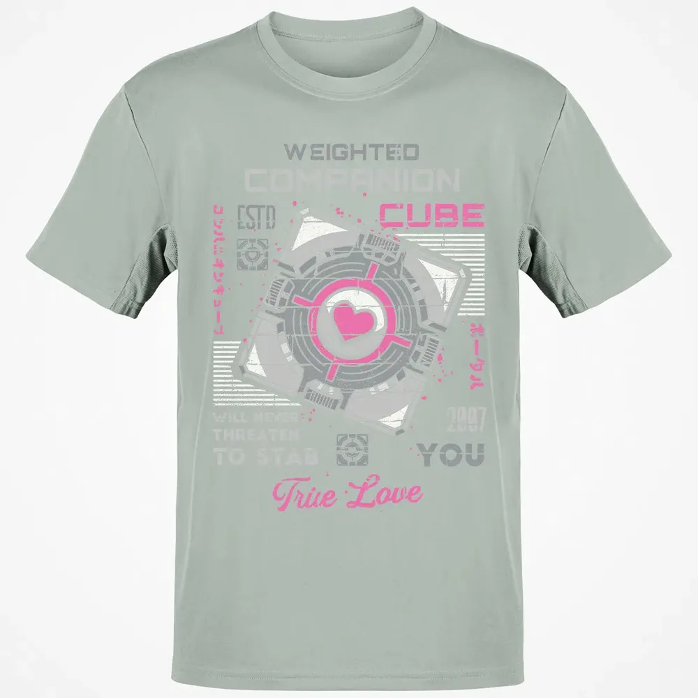 Weighted Companion Cube Classic Unisex T-Shirt - 3