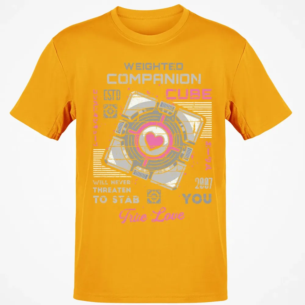 Weighted Companion Cube Classic Unisex T-Shirt - 5
