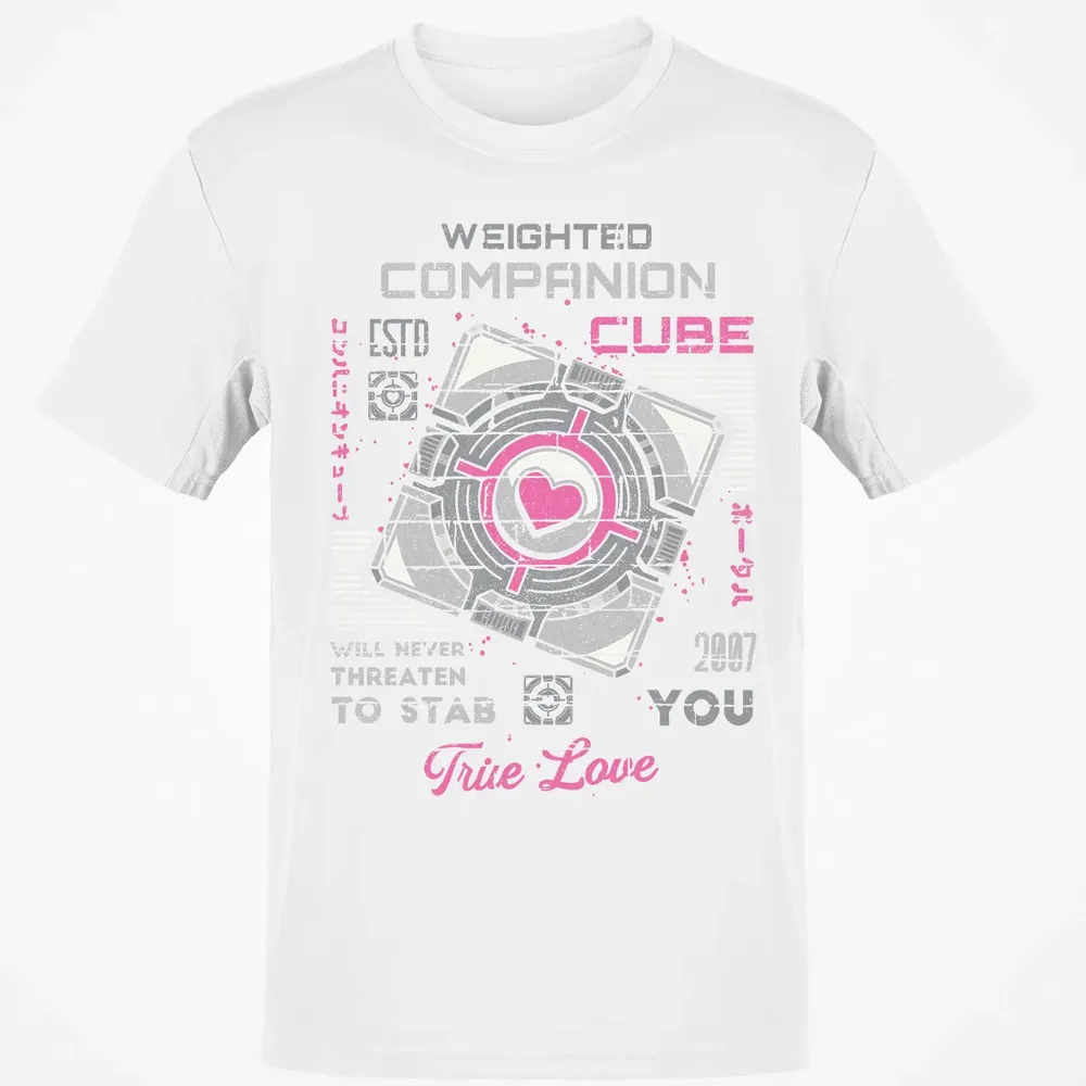 Weighted Companion Cube Classic Unisex T-Shirt - 13