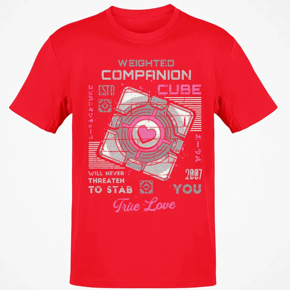 Weighted Companion Cube Classic Unisex T-Shirt - 11