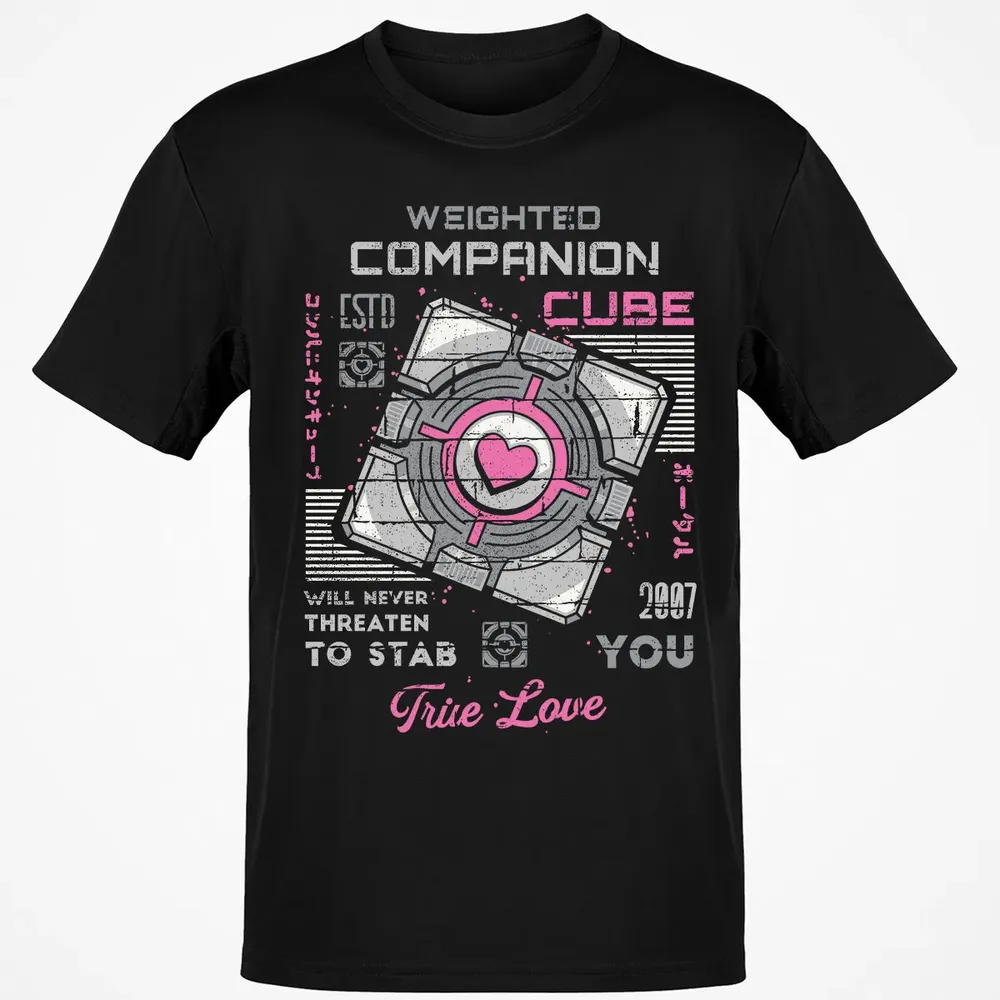 Weighted Companion Cube Classic Unisex T-Shirt - 2