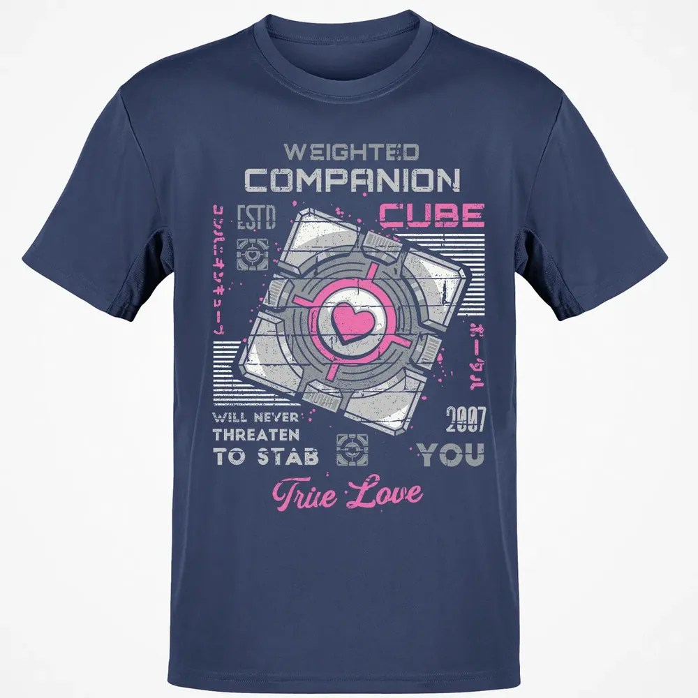 Weighted Companion Cube Classic Unisex T-Shirt - 8